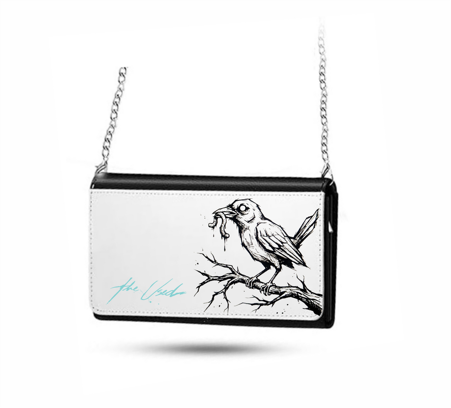 The Used Clutch Wallet - The Bird and the Worm Design